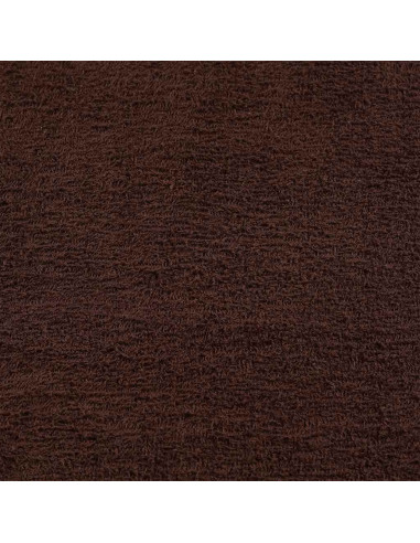 Asciugamani da Bagno 4 pz Marrone 100x150cm 360g/m² 100% Cotone