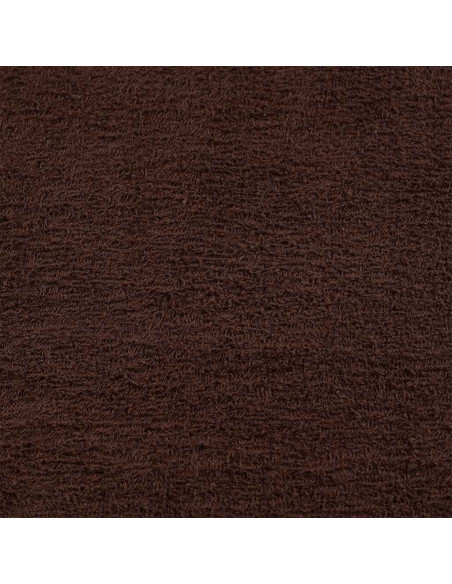 Asciugamani Doccia 2 pz Marrone 70x140 cm 360 g/m² 100% Cotone