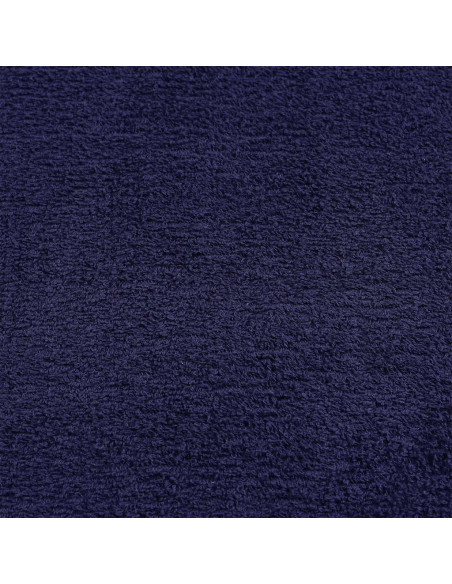 Asciugamani Ospiti 10pz Blu Marino 30x50cm 360 g/m² 100% Cotone