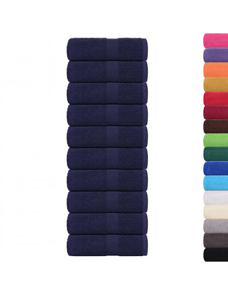 Asciugamani per Sapone 10 pz 30x30 cm 360 g/m² 100% Cotone