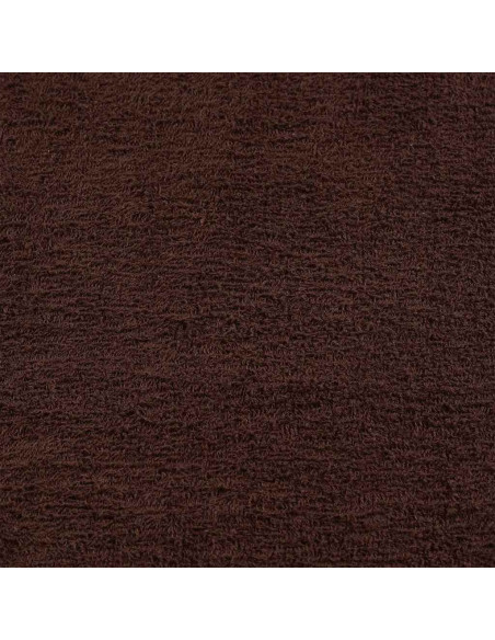 Asciugamani per Sauna 10pz Marrone 80x200cm 360g/m² 100% Cotone