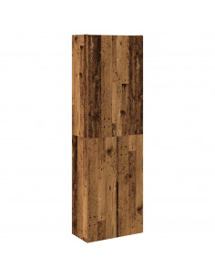 Credenza Legno Antico 60x32x190 cm in Truciolato