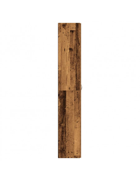 Credenza Legno Antico 60x32x190 cm in Truciolato