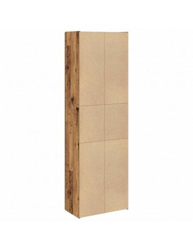 Credenza Legno Antico 60x32x190 cm in Truciolato