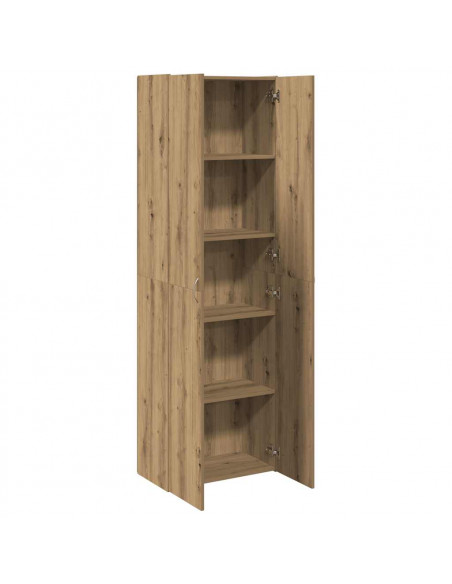 Credenza Rovere Artigianale 60x32x190 cm in Truciolato