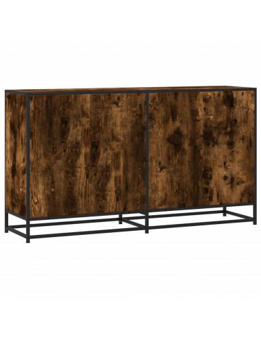 Credenza Rovere Fumo 134x35x76 cm in Truciolato