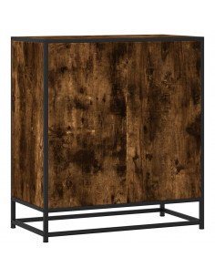 Credenza Rovere Fumo 68x35x76 cm in Truciolato