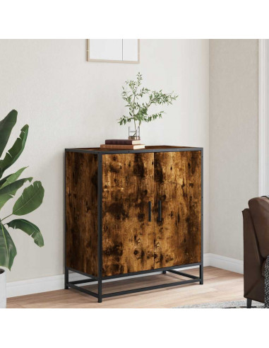 Credenza Rovere Fumo 68x35x76 cm in Truciolato