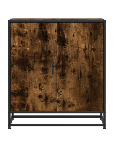 Credenza Rovere Fumo 68x35x76 cm in Truciolato