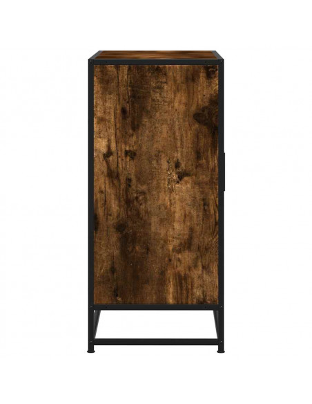 Credenza Rovere Fumo 68x35x76 cm in Truciolato