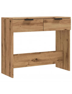 Tavolo Consolle Rovere Artigianale 90x36x75 cm in Truciolato