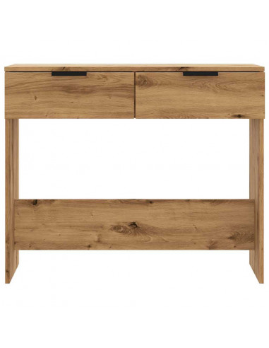 Tavolo Consolle Rovere Artigianale 90x36x75 cm in Truciolato