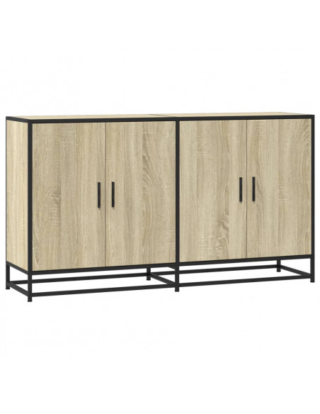 Credenza Rovere Sonoma 134x35x76 cm in Truciolato