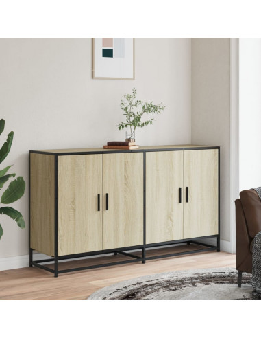 Credenza Rovere Sonoma 134x35x76 cm in Truciolato