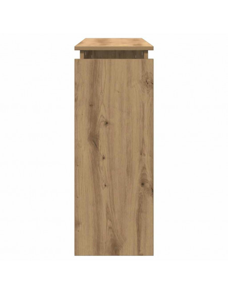 Tavolo Consolle Rovere Artigianale 102x30x80 cm in Truciolato