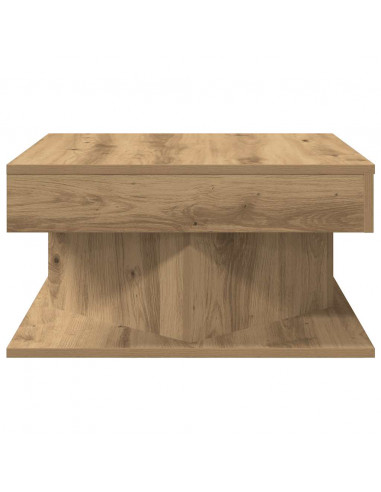 Tavolino Salotto Rovere Artigianale 55x55x30 cm in Truciolato