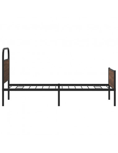 Giroletto senza Materasso Rovere Marrone 100x200 cm Truciolato