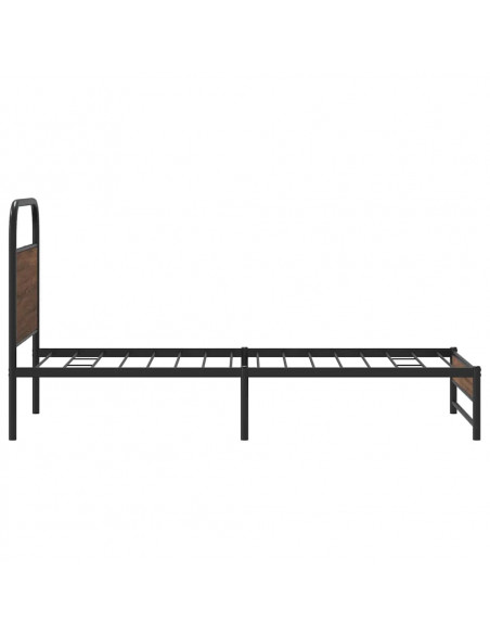 Giroletto senza Materasso Rovere Marrone 107x203 cm Truciolato