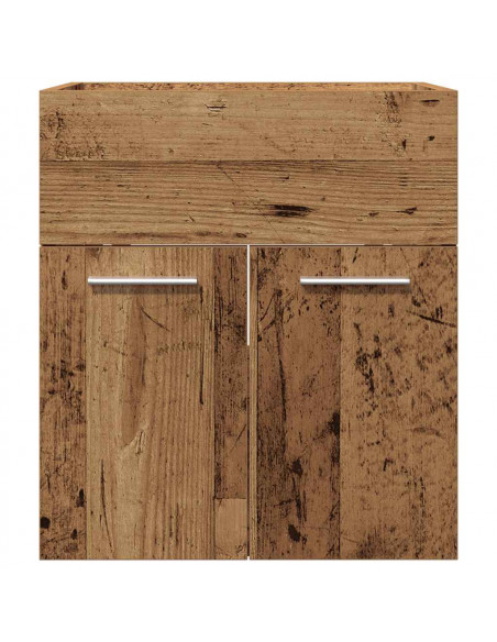 Mobile da Bagno Legno Antico 41x38,5x46 cm in Truciolato