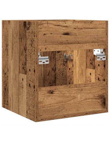 Mobile da Bagno Legno Antico 41x38,5x46 cm in Truciolato