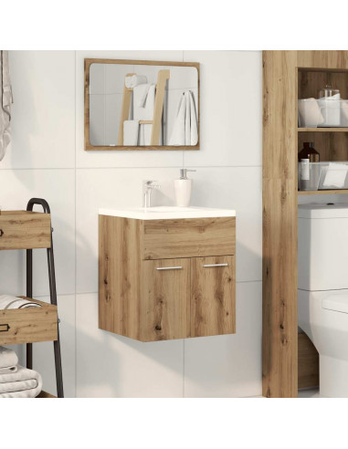 Mobile Lavabo Bagno Artigianale 41x38,5x46 cm in Truciolato