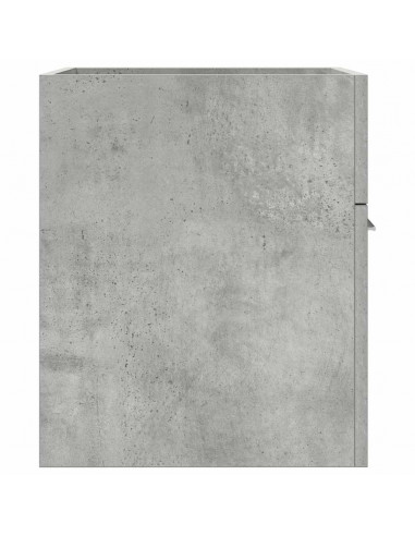 Mobile Lavabo Bagno Grigio Cemento 41x38,5x46 cm in Truciolato