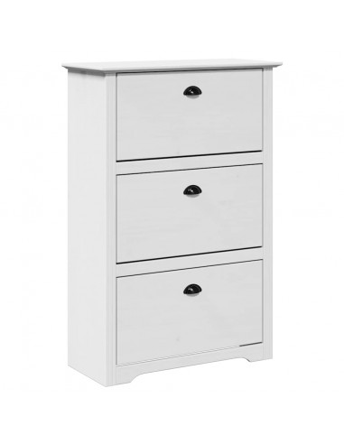 Scarpiera BODO Bianca 80x35x118 cm
