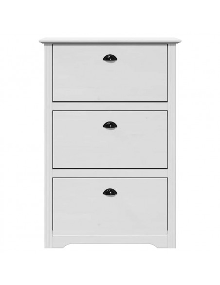 Scarpiera BODO Bianca 80x35x118 cm