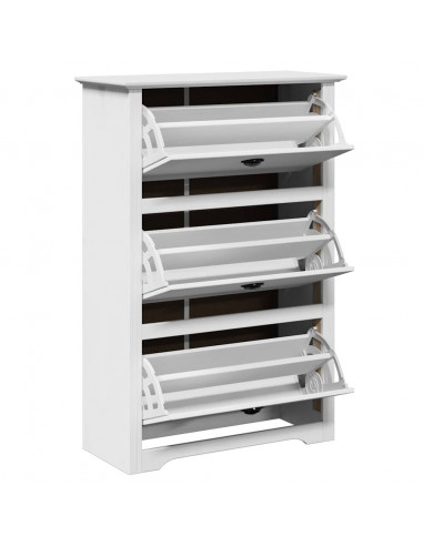 Scarpiera BODO Bianca 80x35x118 cm