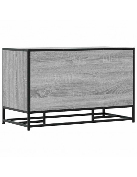 Scarpiera Grigia Sonoma 84x40x53,5 cm Truciolato e Metallo