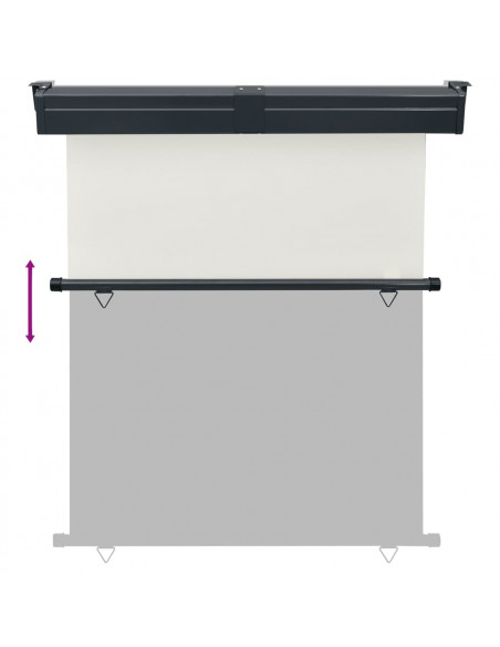Tenda Laterale per Terrazzo 140x250 cm Crema