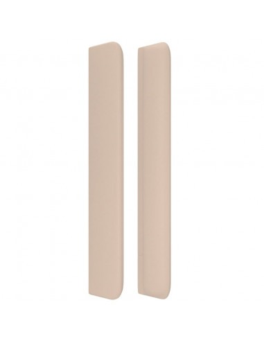 Testiera ad Orecchio Cappuccino 93x16x118/128 cm in Similpelle