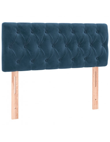 Testiera Blu Scuro 100x7x78/88 cm in Velluto