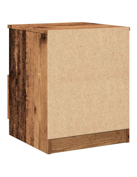 Comodino Legno Antico 40x40x50 cm in Legno Multistrato