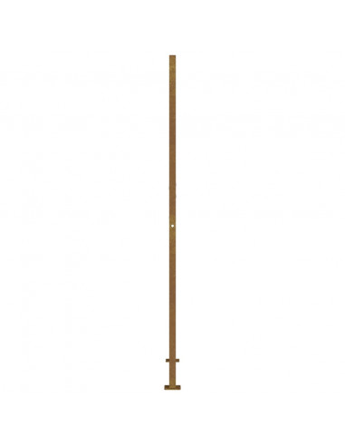 Cancello da Giardino 105x205 cm Acciaio Corten Design Quadrato