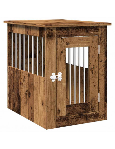 Gabbia Cani da Arredamento Legno Antico Legno Multistrato