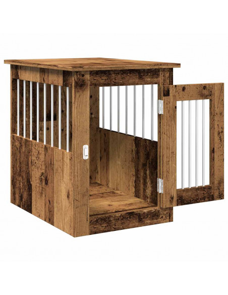 Gabbia Cani da Arredamento Legno Antico Legno Multistrato