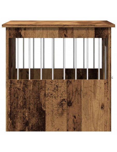 Gabbia Cani da Arredamento Legno Antico Legno Multistrato