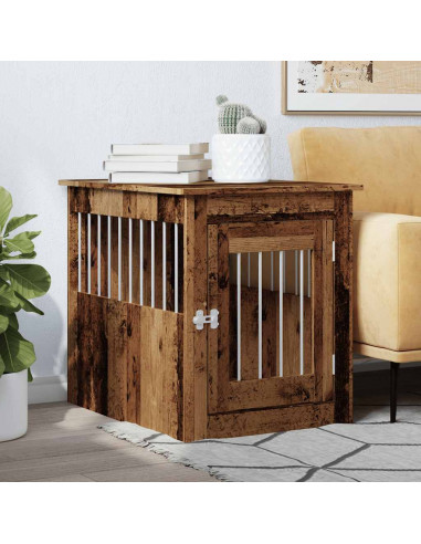 Gabbia Cani da Arredamento Legno Antico Legno Multistrato