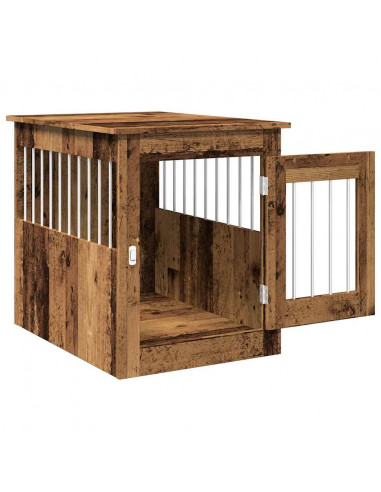 Gabbia Cani da Arredamento Legno Antico Legno Multistrato