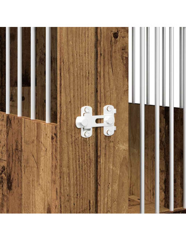 Gabbia Cani da Arredamento Legno Antico Legno Multistrato