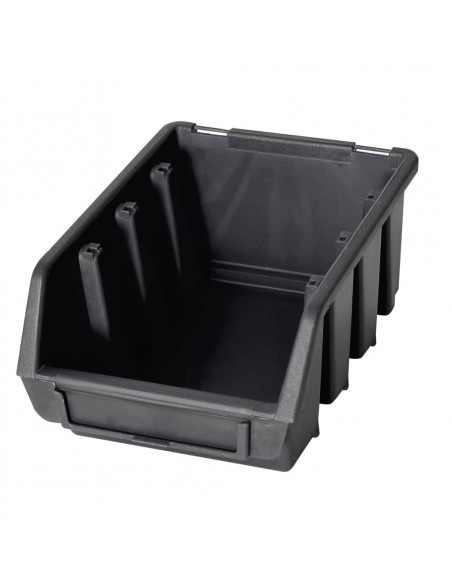 Kit Contenitori 96 pz con Pannelli a Parete Rosso e Nero