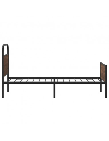 Giroletto senza Materasso Rovere Marrone 107x203 cm Truciolato