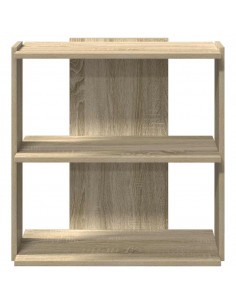 Libreria 3 Ripiani Rovere Sonoma 60x30x60 cm Legno Multistrato 2