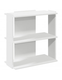 Libreria a 3 Ripiani Bianca 60x30x60 cm in Legno Multistrato