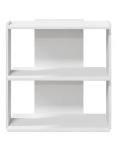 Libreria a 3 Ripiani Bianca 60x30x60 cm in Legno Multistrato