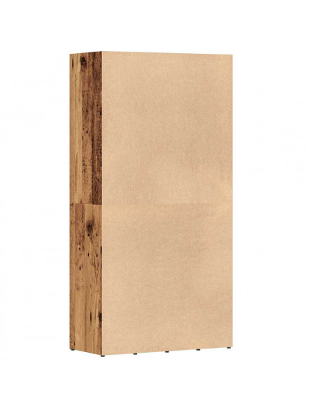 Libreria in Legno Antico 66x30x130 cm in Legno Multistrato