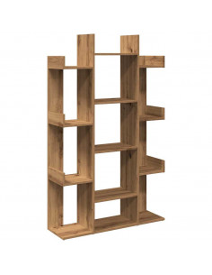 Libreria Rovere Artigianale 86x25,5x140 cm Legno Multistrato