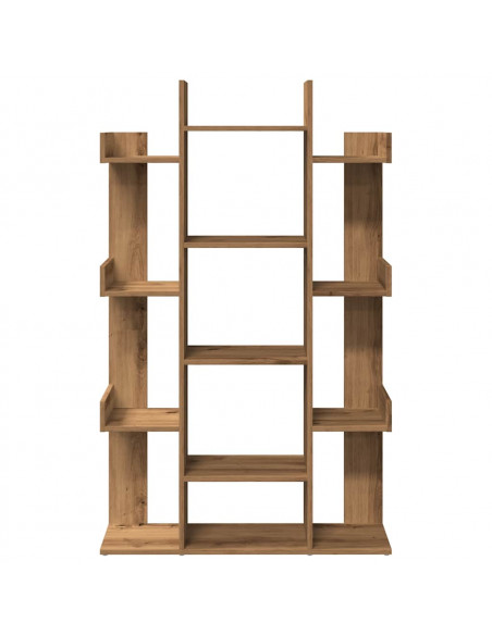 Libreria Rovere Artigianale 86x25,5x140 cm Legno Multistrato