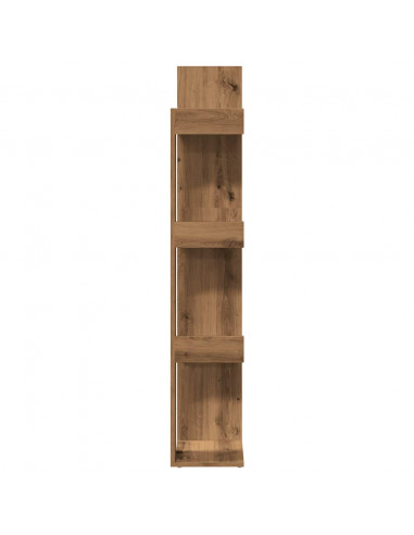 Libreria Rovere Artigianale 86x25,5x140 cm Legno Multistrato
